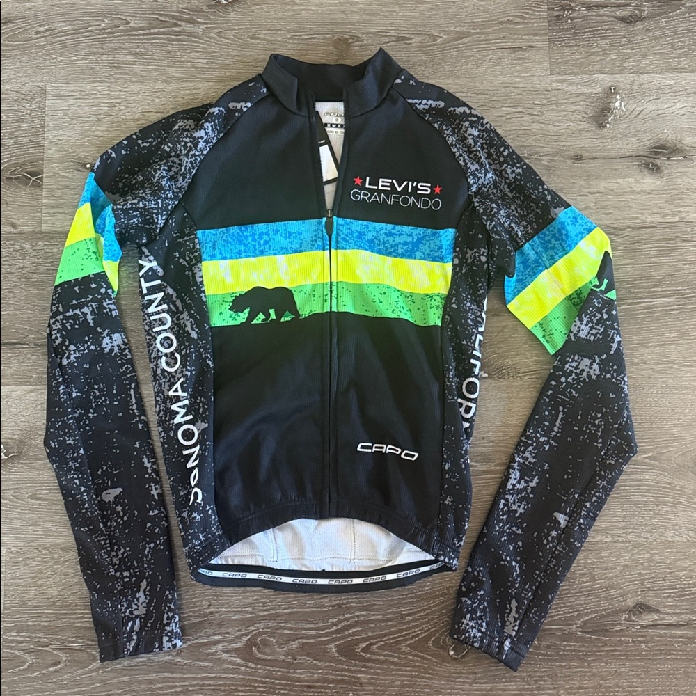 Capo Long Sleeve Cycling Shirt, Size Small